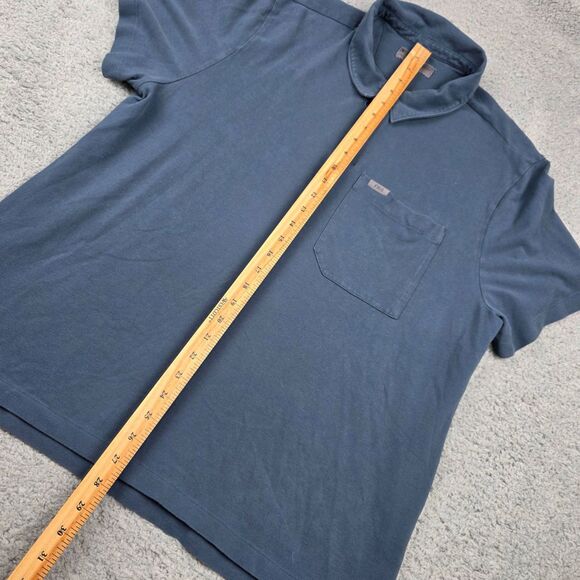 FIGS‎ Polo Shirt Mens Size XXL Blue-Gray Professional Pique Medical Workwear - Picture 5 of 7